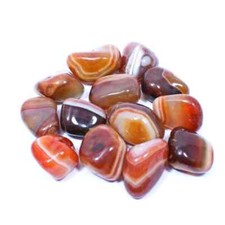 Red Banded Agate Healing Crystal Natural Stone 25 - 35 mm free gift bag Energy