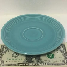 Beautiful Classic Old Turquoise Fiesta Saucer
