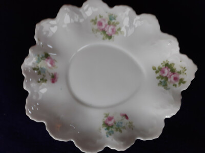 Vintage Austrian MZ Rose Plate - Pattern Number 864-2