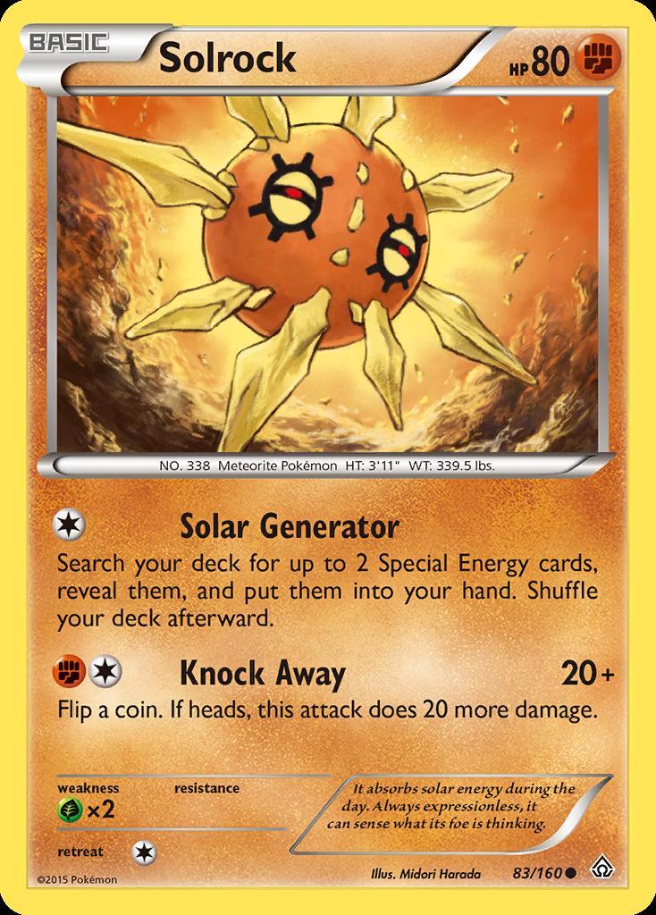 Pokemon Solrock (83/164) Primal Clash LP