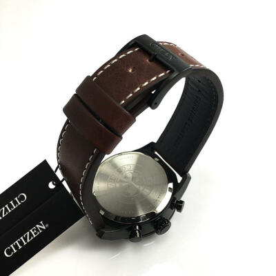 Citizen Eco-Drive CA4218-14E Chronograph Black Analog Brown Citizen Eco-Drive CA4218-14E Chronograph Black Analog Brown