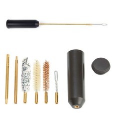 7PCS 9mm Pocket Size Pistol Cleaning Kit Hand Gun Rod Brush Set