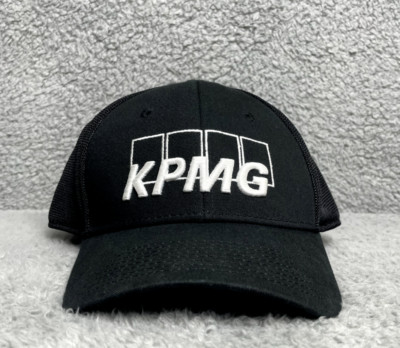 KPMG Callaway StrapBack Golf Hat Cap Black Performance Tour Authentic