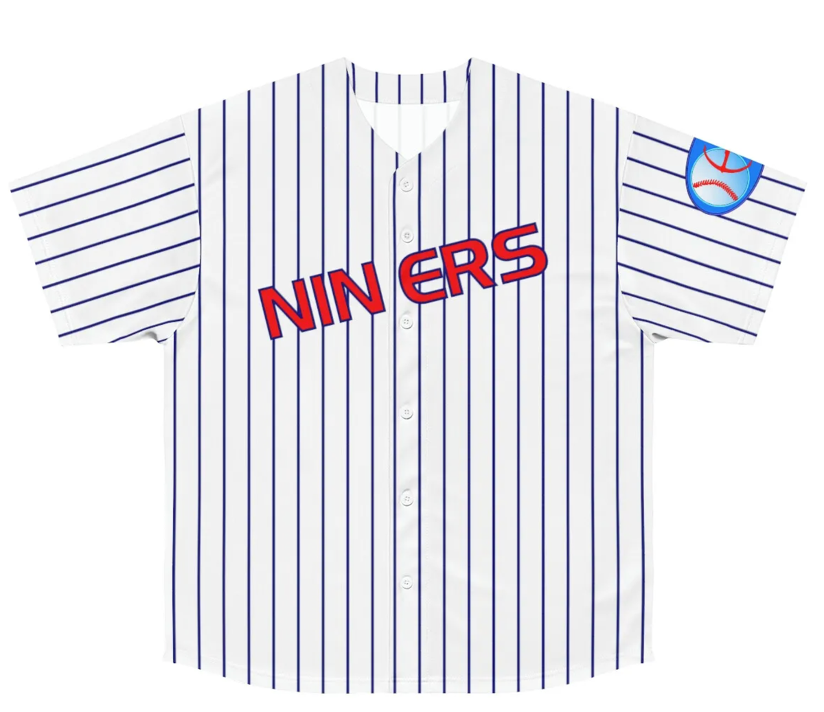 Niners DS9 Sisko Baseball Jersey Costume Uniform - Main Image