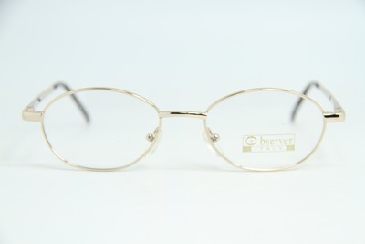 OBSERVER 255126 Gold Eyeglasses Optical Frame 17-10