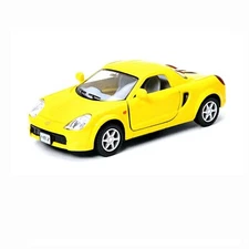 5026D) 5" Kinsmart Toyota MR2 Diecast Model Toy Car 1:32 Yellow Color 