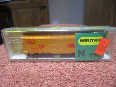 N Scale Minitrix 3247 Northern RR Hormel 40' Single Door Reefer 3521 Excellent