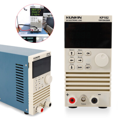 Single Channel DC Electronic Load Programmable Power Supply Tester 200W KP182