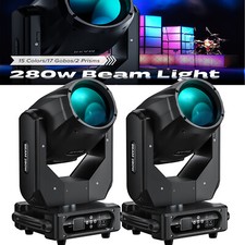 280W 10R Beam Moving Head Stage Light RGBW Gobo Spot Lighting DJ Disco Club DMX