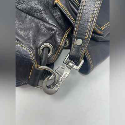 RUGBY CANADA Pebbled Leather Convertible Backpack | eBay display picture 1