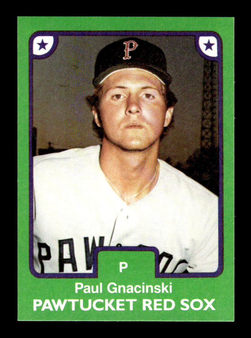 1984 TCMA Pawtucket Red Sox #8 Paul Gnacinski | eBay