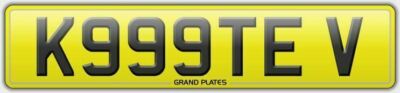 KATE REG KATY NUMBER PLATE K999 TEV KATES REGISTRATION KATEY FEES PAID KATIE REG