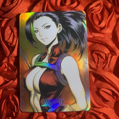 Momo Yaoyorozu My Hero Academia Goddess Masters Anime Holo Waifu Girl Card