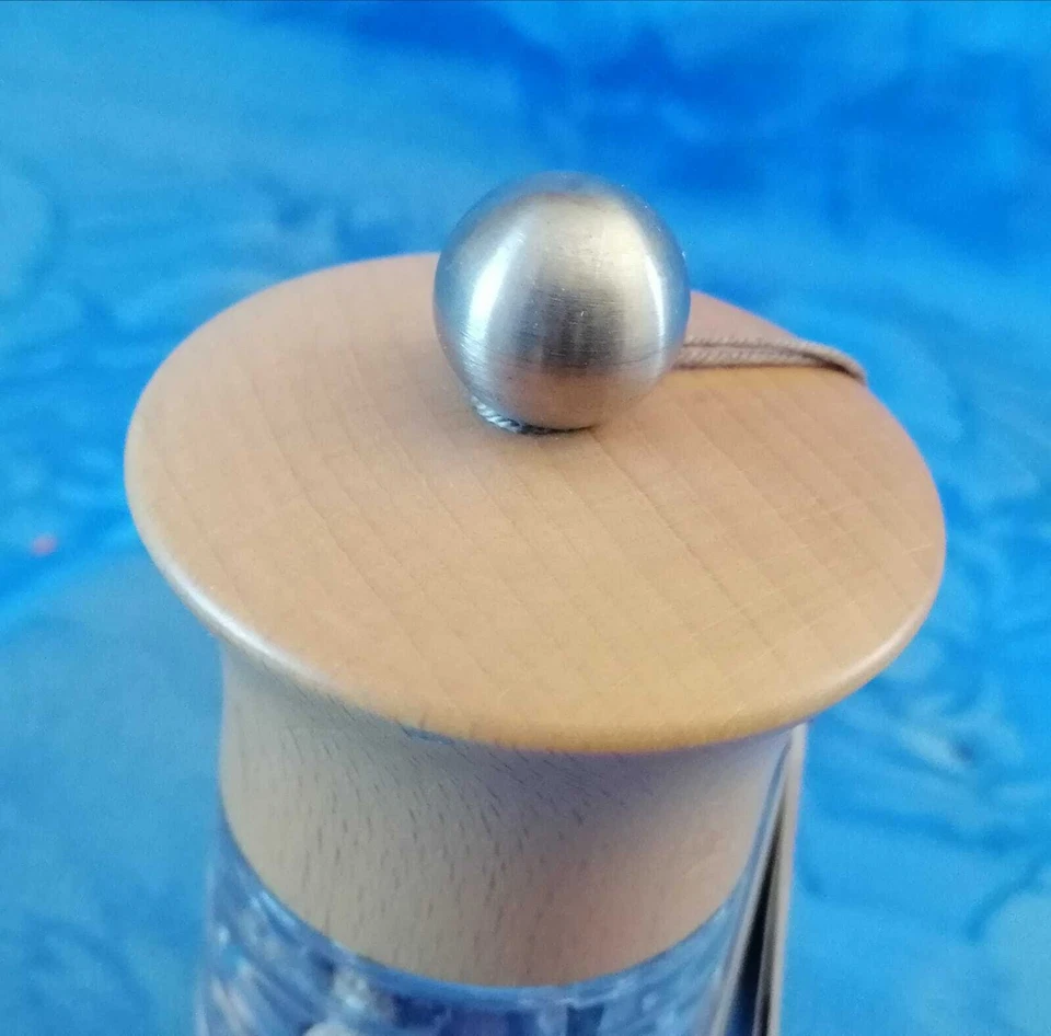 TRITA MACINA PEPERONCINO PEUGEOT LEGNO ACRILICO CM.14 CHILI PEPPER PIMENT - Immagine 3 di 4