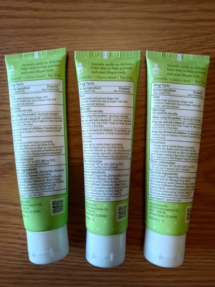 DoTERRA Baby Diaper Rash Cream New/Sealed 2.1FL eBay