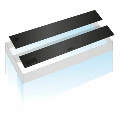 Juwel Klappensatz für Rio 180/200 100x40cm schwarz Ersatzteil Multilux Abdeckung