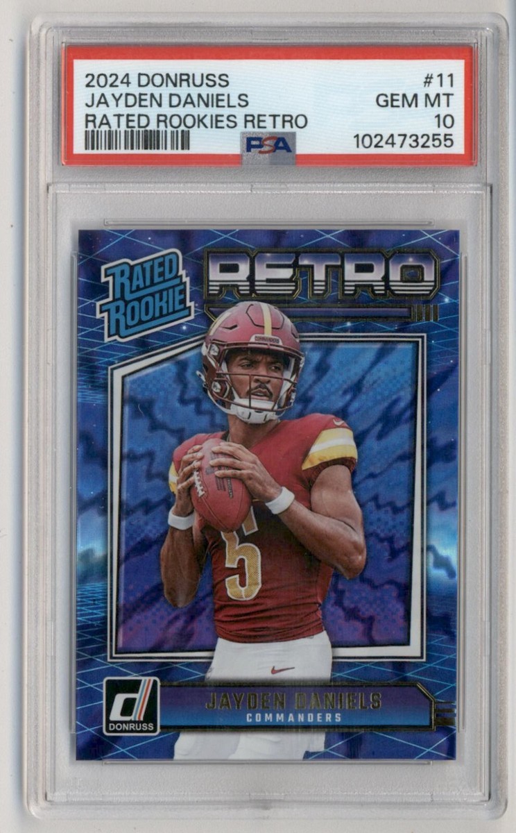 jayden daniels rookie card graded Amazon.com: CASEMATIX Graded Card Case – Fits 30+ PSA, BGS, CGC Slabs or  140+ Toploaders – Sports Trading Card Storage Box with Scratch-Resistant  Dividers – Holds One Touch & Magnetic Card Holders : main image 1