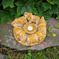Budawi® Freundeskreis Elefantenkreis 5 Elefanten Figuren Aus Terrakotta Gelb