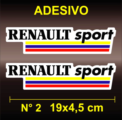 Adesivi Sticker RENAULT SPORT | LANCIA PEUGEOT WILLIAMS TURBO AUDI DELTA CLIO - Zdjęcie 1 z 1