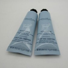 CRABTREE EVELYN Goatmilk Goat Milk PURSE SZ Hand Therapy 0.9 oz ea - LOT OF 2
