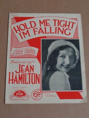 Jean Hamilton - Hold me Tight I'm Falling 1936 Noten