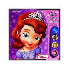 Walt Disney Jr.  Sofia the First A Real Princess Sound Board Book WORKS FreeShip