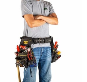 CAT 2-Bag 19-Pocket Multi Purpose Tool Belt New