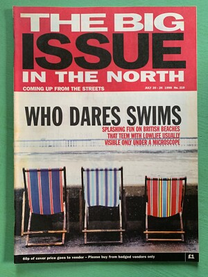 BIG ISSUE 20-July-1998 BRITISH BEACHES Billy Connolly Mike Badger David Dunne UK