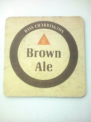 Vintage BASS CHARRINGTON / BROWN ALE Cat No'53 Bierdeckel / Untersetzer