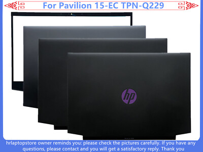 LCD Rear Back Cover Top Case / Front Beze For HP Pavilion Gaming 15-EC TPN-Q229