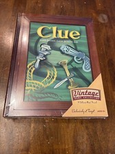 Clue Library Bookshelf Wooden Box Edition 2005 Hasbro New Sealed