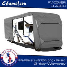 Motorhome Cover CLASS C RV | 8 to 9m | 7x zips, 4 air vents, 160gsm