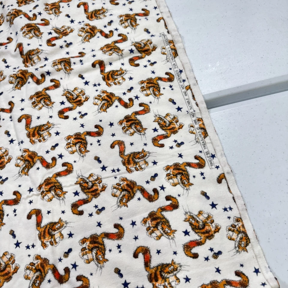 tela naranja gatos gatitos estrellas 44x110 3 yardas Foto 3 de 4