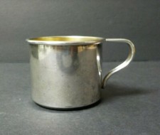 Vintage International Sterling Silver Baby Cup  K76, Gilt Interior, No Monogram