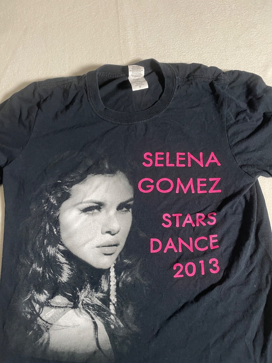 Selena Gomez Shirt Small Black Concert Tee Stars Dance 2013 Pop 