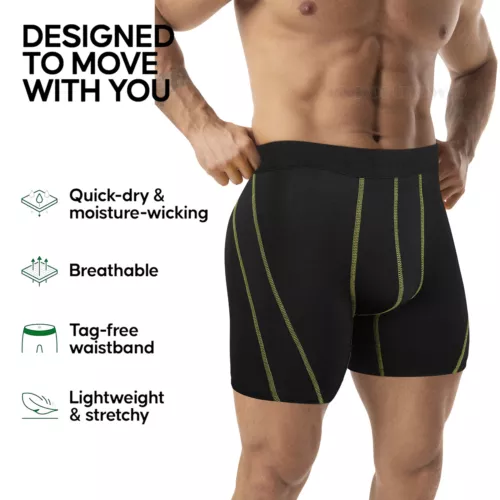 Herren Ultra Super Soft Boxershorts Unterwäsche 5er Pack mit integrierter Beutelstütze - Bild 3 von 17
