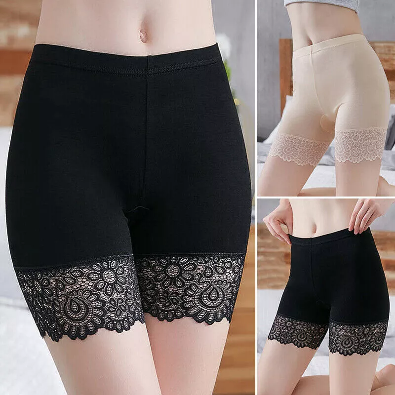 Women Elastic Soft Safety Pants Anti Chafing Under Shorts Pants Ladies  Underwear