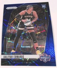 2024 Panini Prizm WNBA - Aaliyah Edwards #70 Blue Velocity Prizm (RC) Rookie 