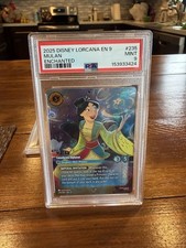 2024 DISNEY LORCANA EN 9 FABLED MULAN 235 ENCHANTED PSA 9