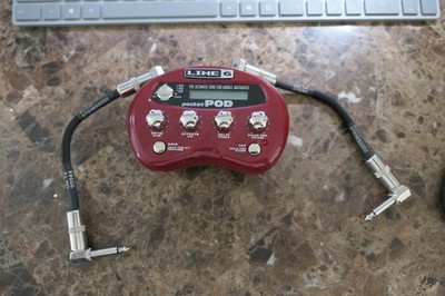 Line 6 Pocket POD Guitar Effects Processor Red Multi FX