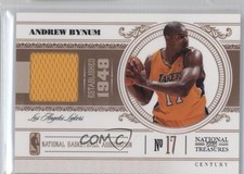 2010-11 Playoff National Treasures Century Materials 3/99 Andrew Bynum #44 2d0