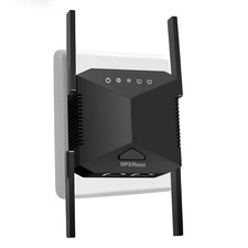 WiFi Extender 300Mbps Plug In Repeater With 4 Antennas Booster Access Point Mode