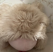 THE GAP TAN FURRY BEAR WINTER FURRY HAT TODDLER SIZE M/L SIZE 4T Covers Ears
