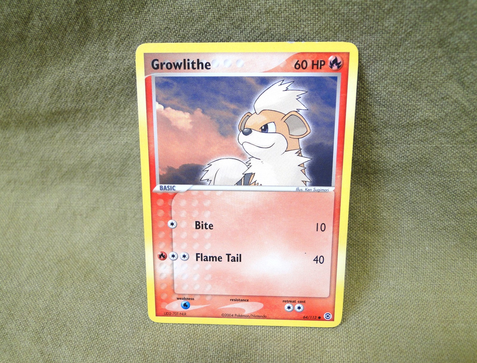 Pokemon Trading Card - EX FireRed & LeafGreen: Growlithe 64/112