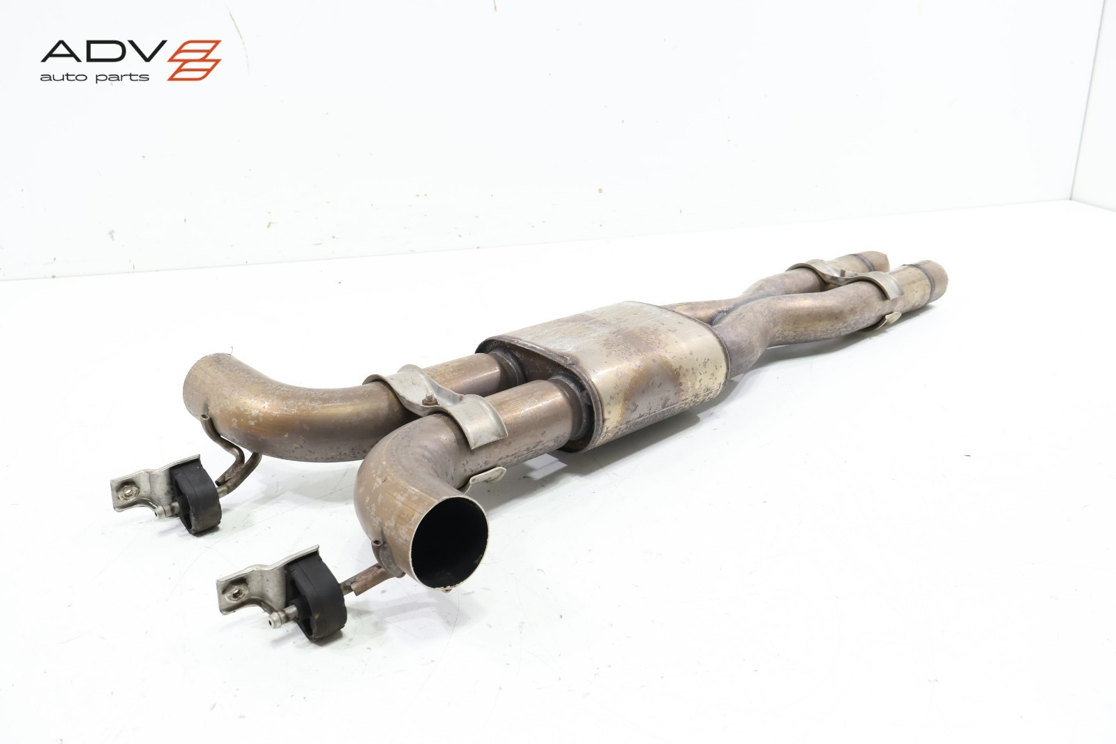 2014 - 2020 MASERATI GHIBLI 3.0L EXHAUST CENTER MUFFLER RESONATOR PIPE OEM -CUT-