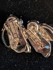 Eisenberg Ice Vintage Clear Rhinestone Brooch & Clip-On Earrings Set ORG BOX — photo 8