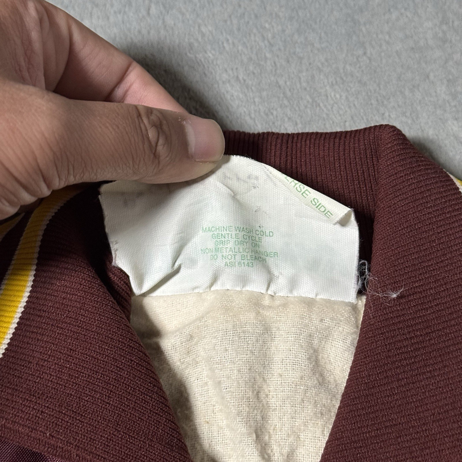 VTG 1980s Schaumburg Athletic Assn. Youth L Varsity Jacket (Can Fit Womens XS) image 4