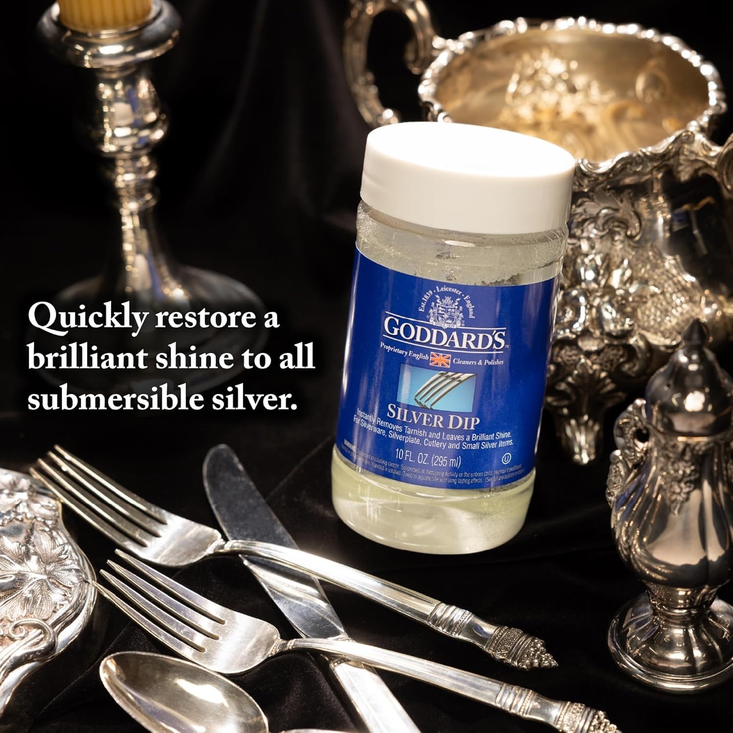 1 Gallon Professional Silver Care Dip - Safe & Kosher Certified Jewelry Cleaner