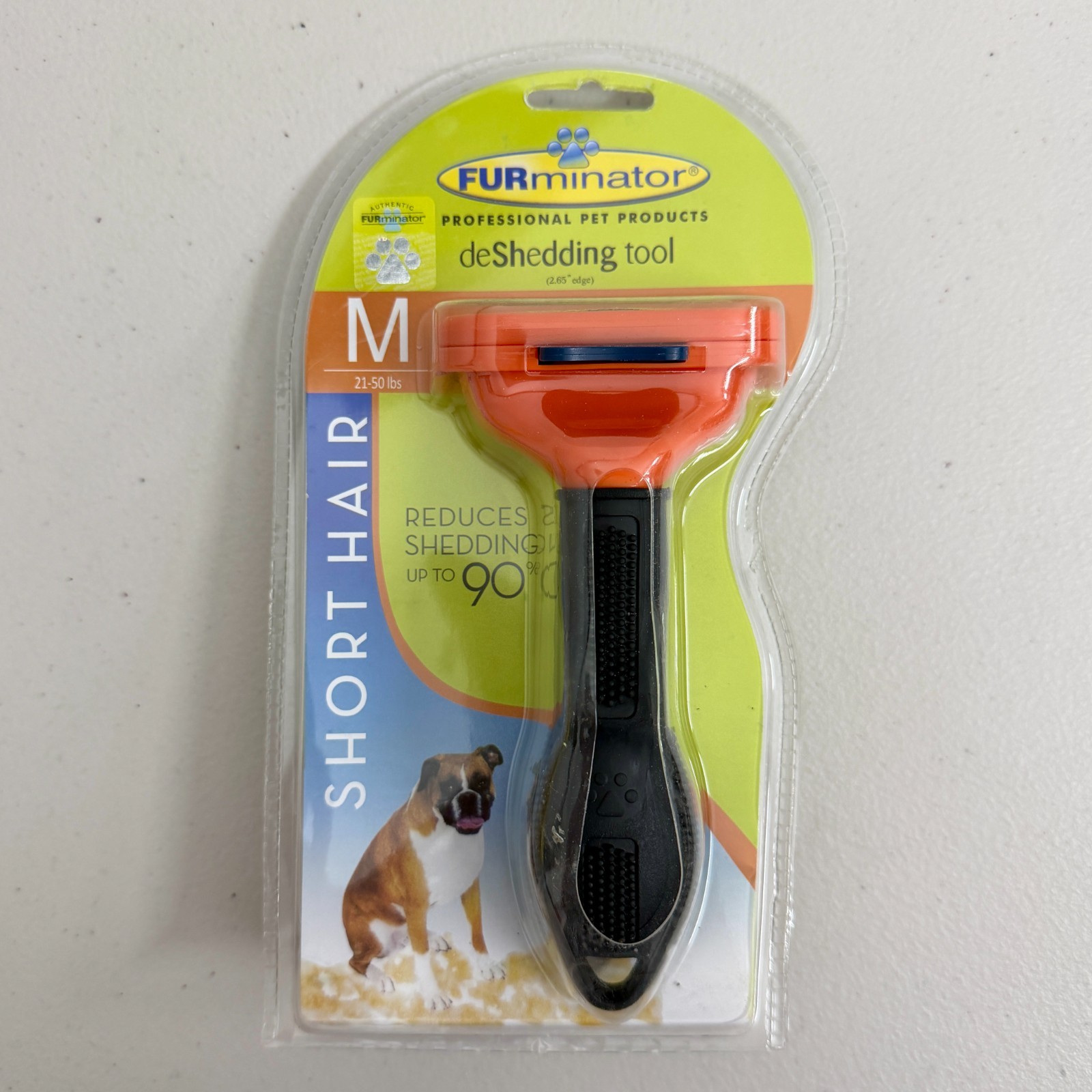 FURminator deShedding Tool D-1542 - Short Hair Medium Dog 21