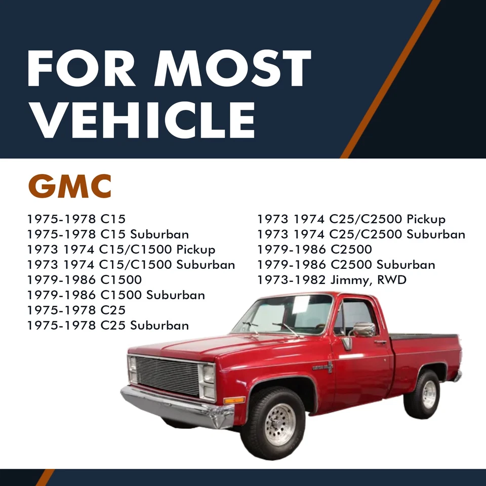 Juego de 4 amortiguadores delanteros-traseros para camioneta GMC C15/C1500 1973 1974 TRACCIÓN TRASERA Foto 2 de 3